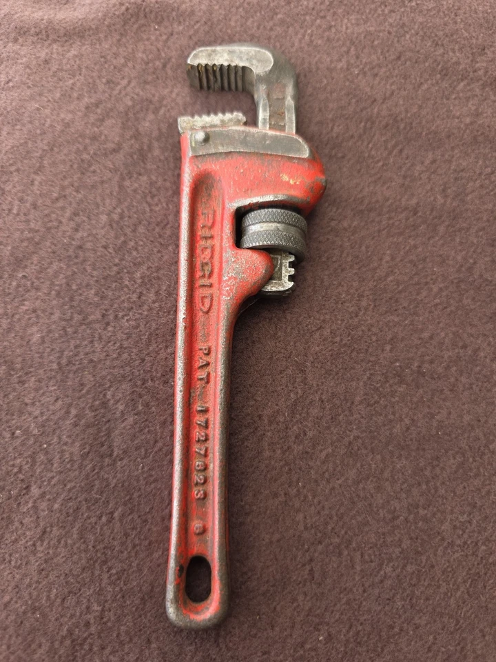 Vintage USA RIDGID Heavy Duty Small 6" Pipe Wrench - Image 3 of 4