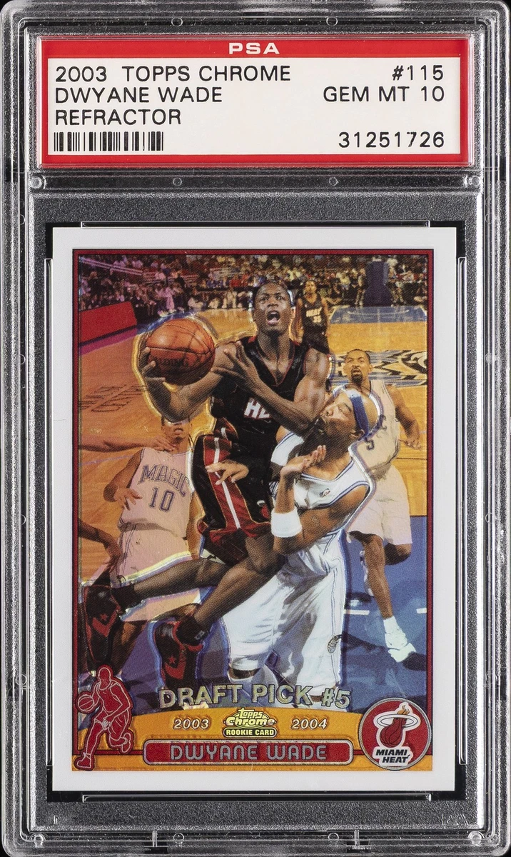 Topps Dwyane Wade Basketball Rookie Sports Trading Cards
