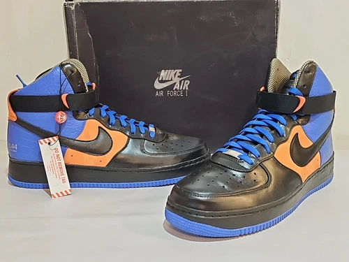 NIKE AIR FORCE 1 HIGH SUPREME LE "NYC" VARSITY ROYAL BLUE TAILLE 15 [375379 401]