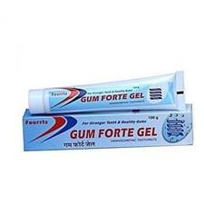 2 X Fourrts Gum Forte Gel Homoeopathic Toothpaste 100Gm each Pack of 2