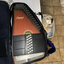 Autoharp Oscar Schmidt 21 Chords OS21C USA with Case READY TO PLAY