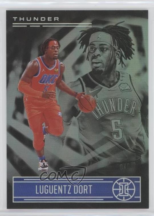 2020-21 Panini Illusions Trophy Collection Emerald Luguentz Dort #96 3t1