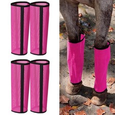 Fly Boots for Horses Set of 4 Breathable Textilene Mesh Horse Fly Boots with ...