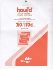 Hawid Stamp Mounts 210mm x 170 Clear Back For Large Souvenir Sheets Pack Of 5