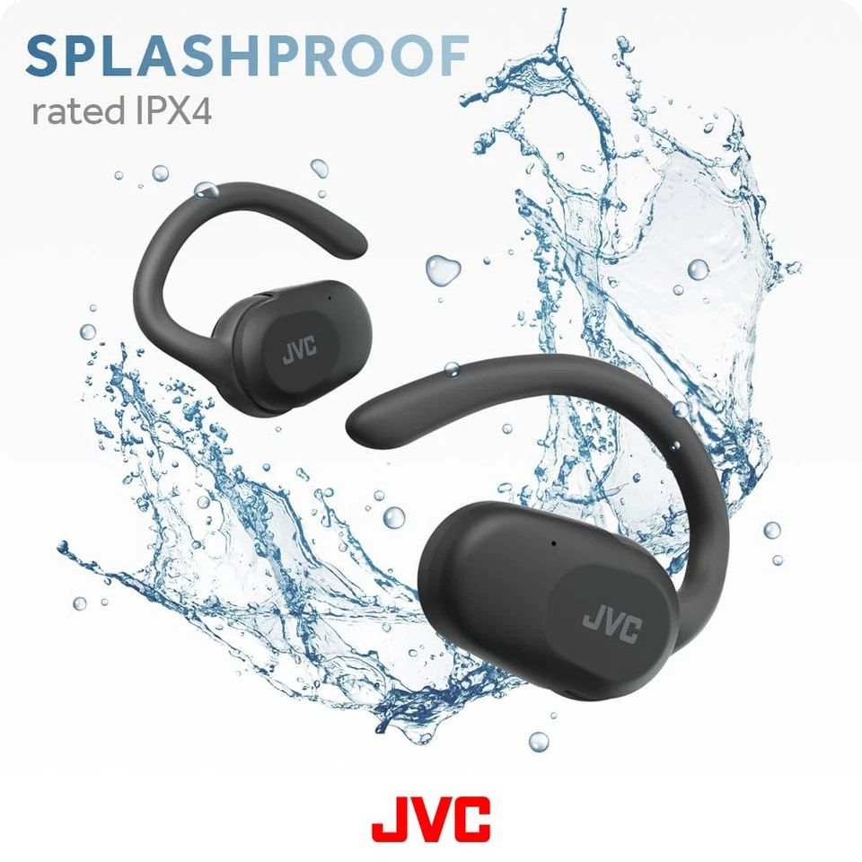 Jvc Open Ear True Wireless Headphones Bluetooth 5.4 26 Hour Battery Lightweight - Image 4 of 4