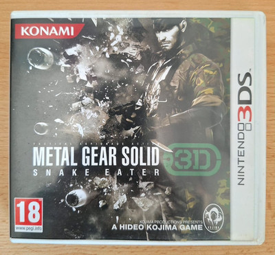 Metal Gear Solid Snake Eater 3D (Nintendo 3DS & 2DS) PAL FR Englisch CIB *LESEN*