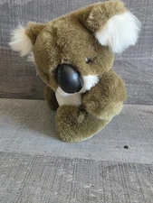 VTG Russ Berrie Caress Soft Pets Brown Koala Plush Stuffed Animal Treetop G30
