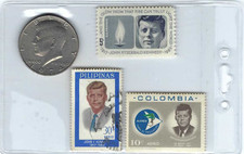 ''JOHN F. KENNEDY'  HALF DOLLAR  CIRCULATED    1974  U.S.-  Stamps