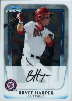 #ad #ad 2011 Bowman Chrome #BCP1 Bryce Harper Prospect Card $9.99