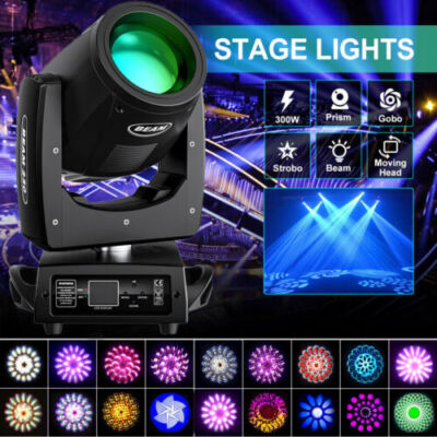 UKING 230W Beam Moving Head Party Light DMX 24Prism Effect Stage Light Party KTV