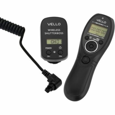 Vello Wireless Shutterboss - Remote Switch with Digital Timer - RCW-C2, NEW C-10