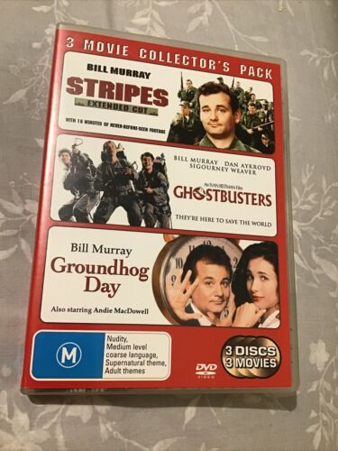 Stripes/Ghostbusters/Groundhog Day Dvd - Picture 1 of 2