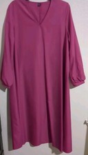 Women's Violet Long Sleeve Long Dress Size Large