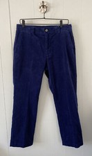 Vineyard Vines Men's Stretch Corduroy Slim Fit Breaker Pants Navy W32xL27 READ