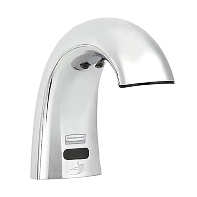 Rubbermaid FG750339 One-Shot Automatic Foam Soap Dispenser, Polished Chrome 