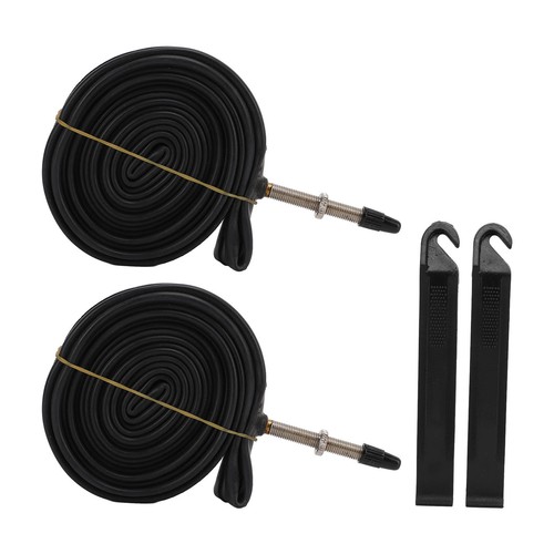 700X23C With 48mm Valve)2 Pack 700x23C Bike Inner Tube 700c V EJ