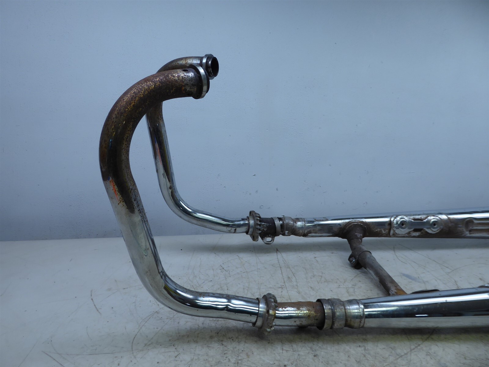 1978 Yamaha XS650 Y5322. OEM exhaust headers mufflers tail pipes eBay