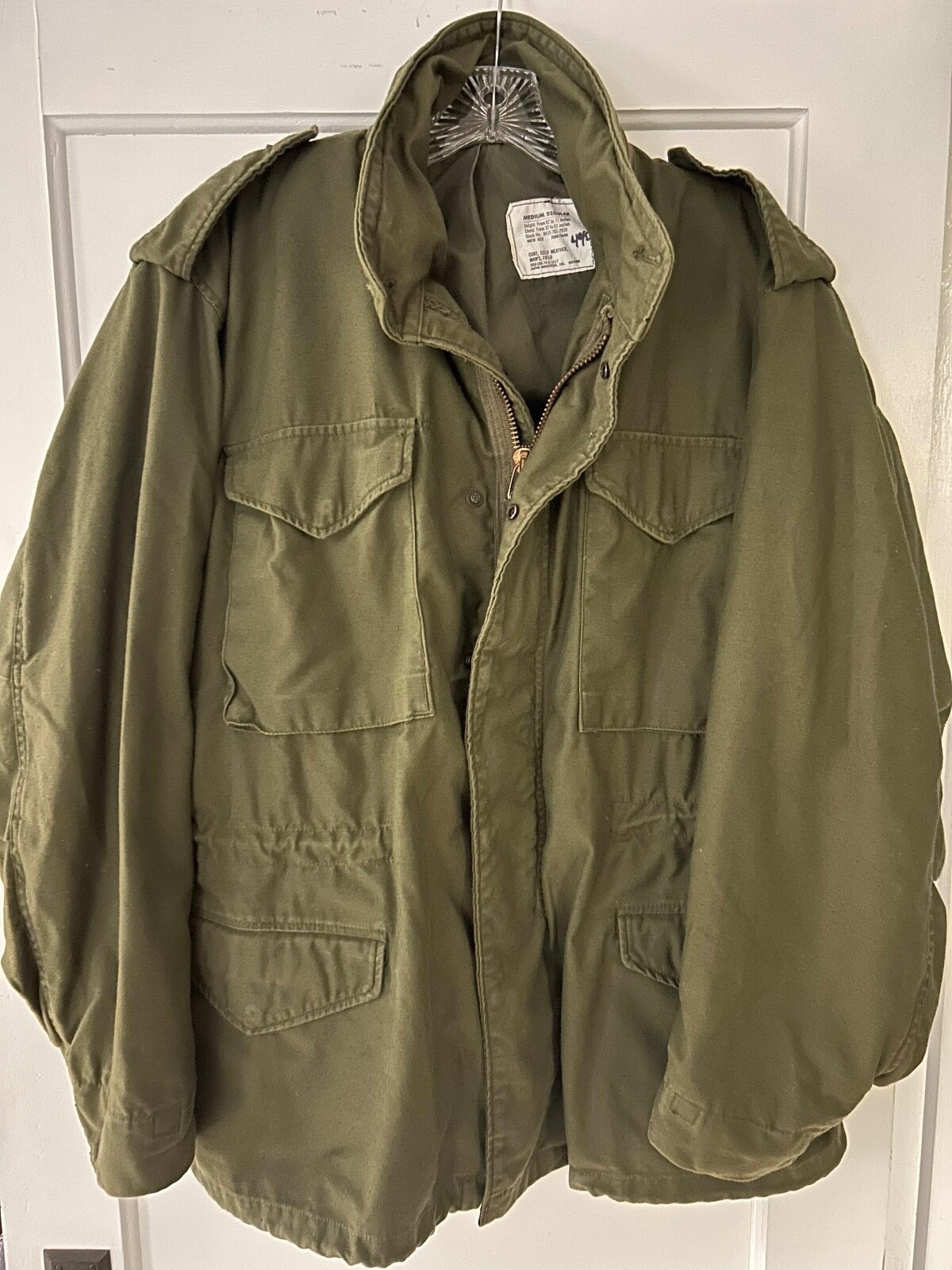 M65 Field Jacket Original Vintage Vietnam 1974 Alpha Industries Medium