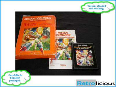 Raketenkommando für den Atari 2600 CX2638 1981 - SICHERER POST