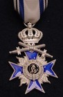 MEDAGLIA TEDESCA PRIMA GUERRA MONDIALE BAVARIA ORDINE AL MERITO MILITARE 4° CLASSE CON CORONA E SPADE