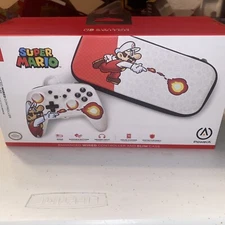 SuperA Super Mario Enhanced Wired Controller and Slim Case Nintendo Switch NEW