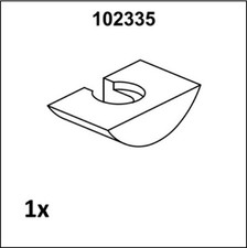 1x IKEA Ersatzteil 102335 Montageplatte - neu