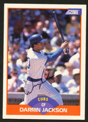 Darrin Jackson #360 signed autograph auto 1989 Score Baseball Trading Card
