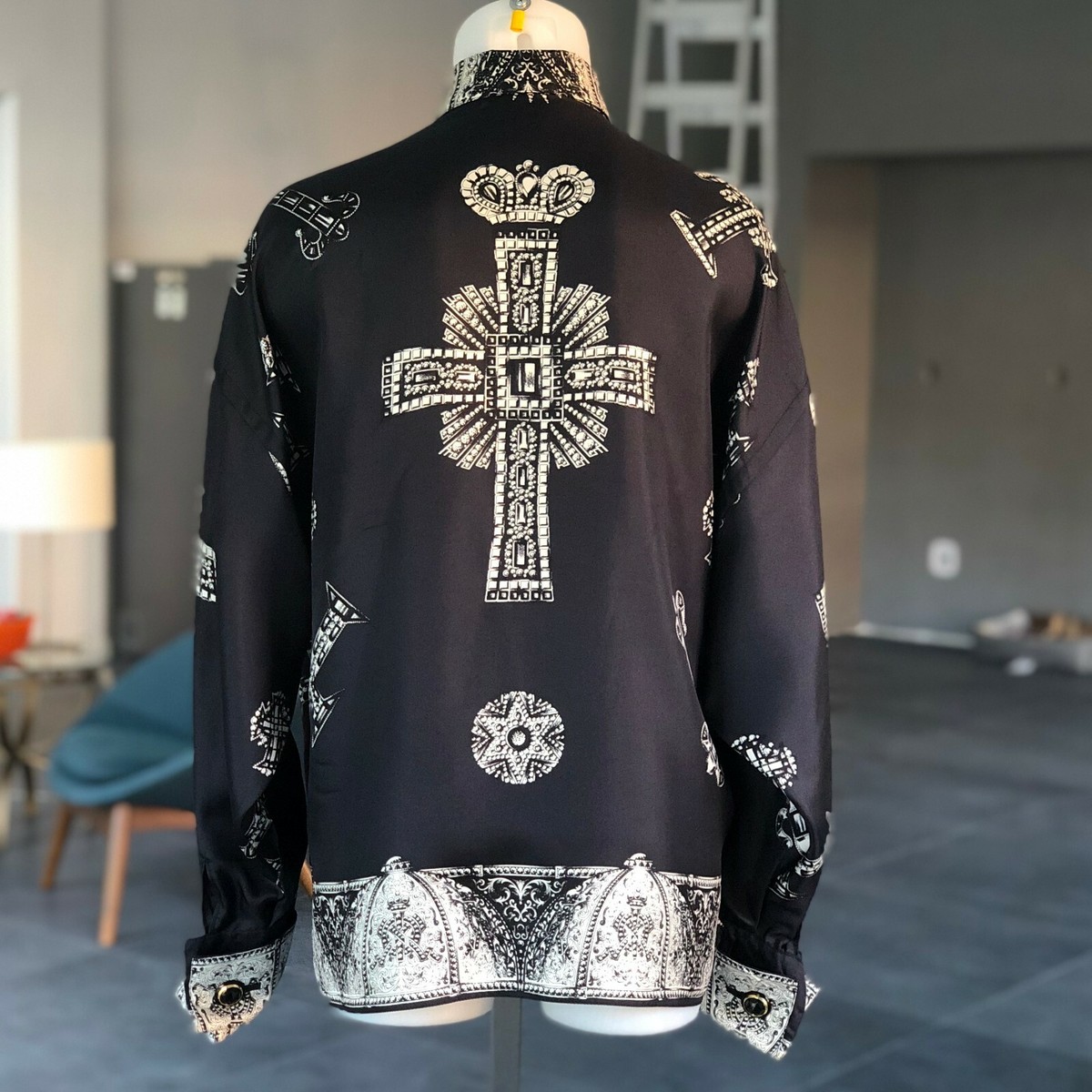 GIANNI VERSACE coutureグレーセットアップ GIANNI VERSACE coutureグレーセットアップ GIANNI VERSACE