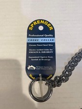 Sprenger Choke Collar 22 Heavy Chrome Plated Steel Brand New