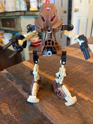 LEGO BIONICLE: Toa Mata Pohatu (8531) complete, no rock, brown