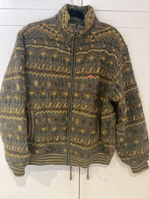 SUPREME MISSONI REVERSIBLE JACKET OLIVE SIZE S DEADSTOCK BNWT UK