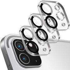 3 Pack Camera Lens Protector for iPad Pro 11"/13" 2024,9H Tempered Glass,An...