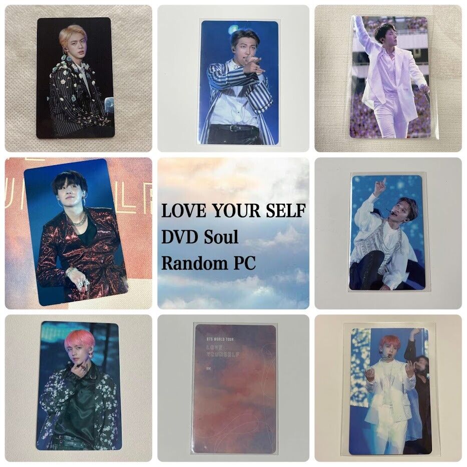 BTS Love Yourself DVD Official Photocard PC Only World Tour LYS from JAPAN