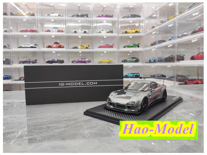 IG 1:18 Mazda RX7 GT3 FD3S FEED Afflux Resin Model Car Diecast Hobby Collection