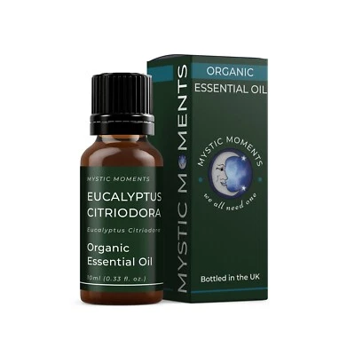 Mystic Moments Eucalyptus Citriodora Huile Essentielle Organique - 10ml - Photo 1/4