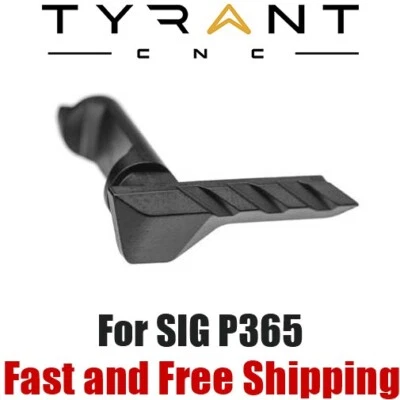 Tyrant Designs Enhanced Takedown Lever for Sig P365, XL, X-MACRO - Black