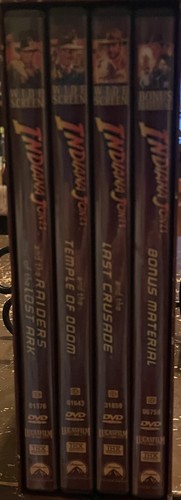 Indiana Jones Set Dvd Raiders Of The Lost Ark, Temple Of Doom, Last Crusade - Picture 2 of 4