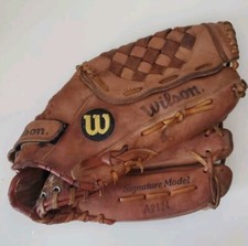 Wilson George Brett Signature Model 12  RH Throw Softball Baseball glove A2124