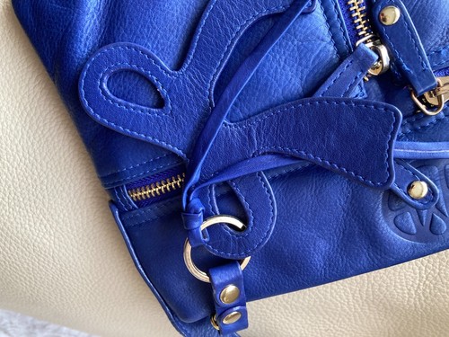 Modalu London purple leather cross body bag - Picture 5 of 9