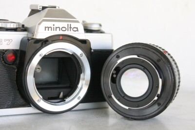 MINOLTA XG 7 Film Camera + MD ROKKOR X 50mm f1.7 Prime Lens | eBay