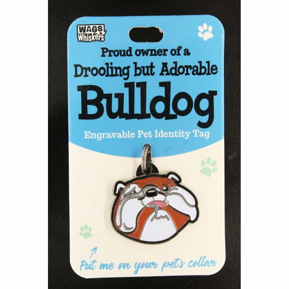 Wags & Whiskers Pet Identity Tag - Bulldog 00204090019