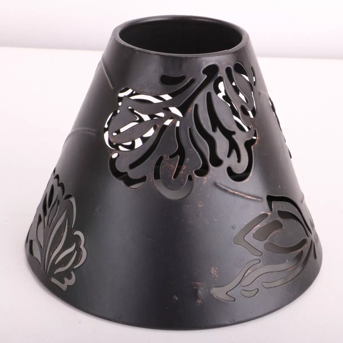 Metal Lamp Shade Candle Metal Leaf Cutout