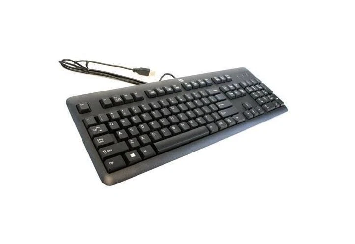 New HP 672647-003 KU-1156 Wired Standard USB Desktop Keyboard - Black - Image 4 of 4