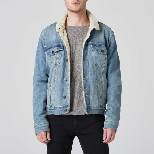 Brand New DSTLD Sherpa Denim Jacket 