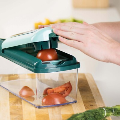 Genius Nicer Dicer Fusion Julietti 16tlg Gemüseschneider Allesschneider manuell