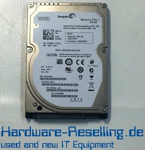 Dell 250GB 2,5" 7.2K SATA HDD ST9250410ASG 0C385R 9PSG42-0XX