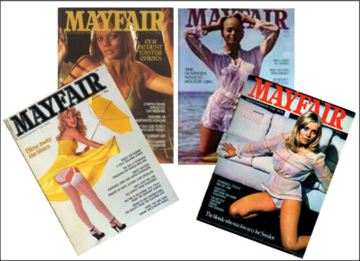 4  Mini 'Mayfair' Magazines  Barbie Blythe Doll size 1:6 playscale OPENING PAGES