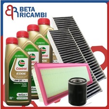 Kit Tagliando Peugeot 208 II 1.2 Puretech 101/131 BZ Filtri Olio 0W20 C5 Castrol
