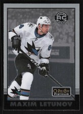 2020-21 O-Pee-Chee Platinum #R-61 Maxim Letunov Rookie Card 