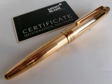 Montblanc Meisterstuck Solitaire 146 Fountain Pen Vermeil Sterling Silver 925